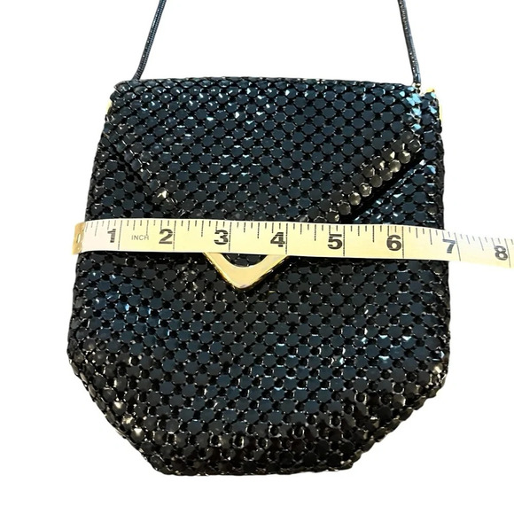 Vintage Regale Hong Kong Black Metal Flat Chain Shoulder Bag - Picture 7 of 7